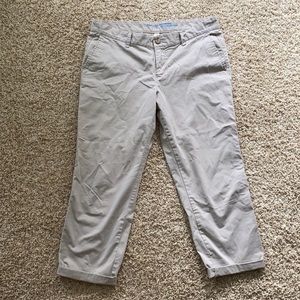 GAP Factory size 12 khaki Girlfriend ankle pants